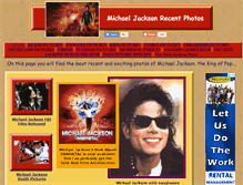 Tablet Screenshot of michael-jackson-photos.com